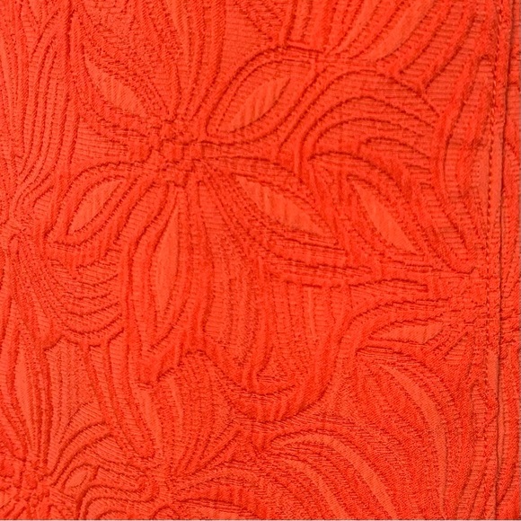 Laundry by Shelli Segal orange beaded sleeveless sheath dress. - Picture 6 of 16